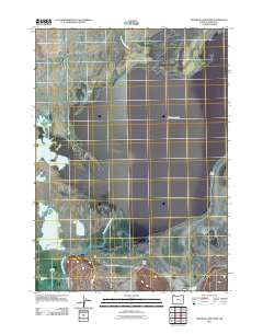 Malheur Lake West Oregon Historical topographic map, 1:24000 scale, 7.5 X 7.5 Minute, Year 2011