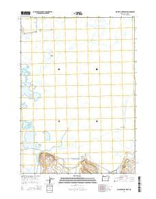 Malheur Lake West Oregon Current topographic map, 1:24000 scale, 7.5 X 7.5 Minute, Year 2014