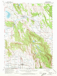 Malin Oregon Historical topographic map, 1:62500 scale, 15 X 15 Minute, Year 1957