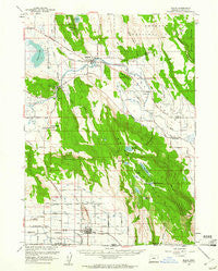 Malin Oregon Historical topographic map, 1:62500 scale, 15 X 15 Minute, Year 1957