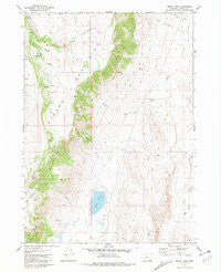 Mann Lake Oregon Historical topographic map, 1:24000 scale, 7.5 X 7.5 Minute, Year 1981