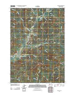 Marcola Oregon Historical topographic map, 1:24000 scale, 7.5 X 7.5 Minute, Year 2011