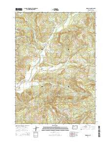 Marcola Oregon Current topographic map, 1:24000 scale, 7.5 X 7.5 Minute, Year 2014