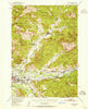 Marcola Oregon Historical topographic map, 1:62500 scale, 15 X 15 Minute, Year 1950