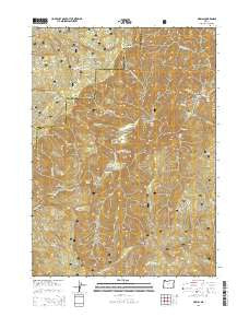 Marial Oregon Current topographic map, 1:24000 scale, 7.5 X 7.5 Minute, Year 2014