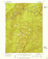 Marial Oregon Historical topographic map, 1:62500 scale, 15 X 15 Minute, Year 1954