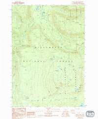 Marion Forks Oregon Historical topographic map, 1:24000 scale, 7.5 X 7.5 Minute, Year 1988