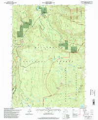 Marion Forks Oregon Historical topographic map, 1:24000 scale, 7.5 X 7.5 Minute, Year 1994