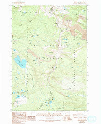 Marion Lake Oregon Historical topographic map, 1:24000 scale, 7.5 X 7.5 Minute, Year 1988