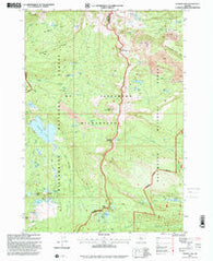 Marion Lake Oregon Historical topographic map, 1:24000 scale, 7.5 X 7.5 Minute, Year 1997
