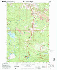 Marion Lake Oregon Historical topographic map, 1:24000 scale, 7.5 X 7.5 Minute, Year 1997