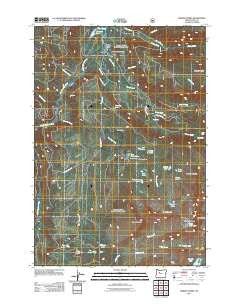 Marion Forks Oregon Historical topographic map, 1:24000 scale, 7.5 X 7.5 Minute, Year 2011