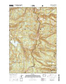 Marion Lake Oregon Current topographic map, 1:24000 scale, 7.5 X 7.5 Minute, Year 2014