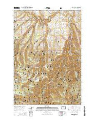 Marley Creek Oregon Current topographic map, 1:24000 scale, 7.5 X 7.5 Minute, Year 2014