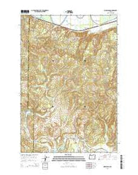 Marshland Oregon Current topographic map, 1:24000 scale, 7.5 X 7.5 Minute, Year 2014