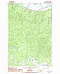 Marshland Oregon Historical topographic map, 1:24000 scale, 7.5 X 7.5 Minute, Year 1985