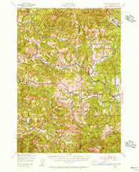 Marys Peak Oregon Historical topographic map, 1:62500 scale, 15 X 15 Minute, Year 1939