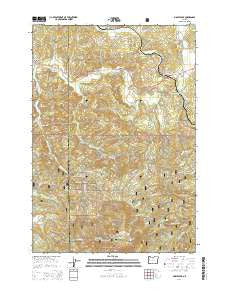 Marys Peak Oregon Current topographic map, 1:24000 scale, 7.5 X 7.5 Minute, Year 2014