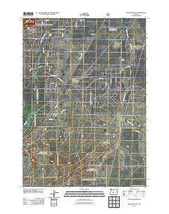 Masten Butte Oregon Historical topographic map, 1:24000 scale, 7.5 X 7.5 Minute, Year 2011