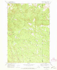 Matlock Prairie Oregon Historical topographic map, 1:24000 scale, 7.5 X 7.5 Minute, Year 1969