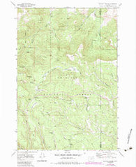 Matlock Prairie Oregon Historical topographic map, 1:24000 scale, 7.5 X 7.5 Minute, Year 1969