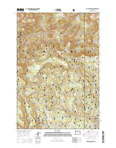 Matlock Prairie Oregon Current topographic map, 1:24000 scale, 7.5 X 7.5 Minute, Year 2014