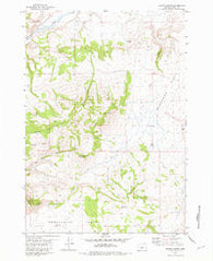 Maupin Butte Oregon Historical topographic map, 1:24000 scale, 7.5 X 7.5 Minute, Year 1981