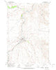 Maupin Oregon Historical topographic map, 1:24000 scale, 7.5 X 7.5 Minute, Year 1962