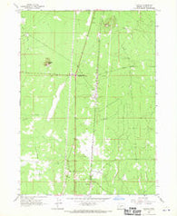 Mazama Oregon Historical topographic map, 1:24000 scale, 7.5 X 7.5 Minute, Year 1967