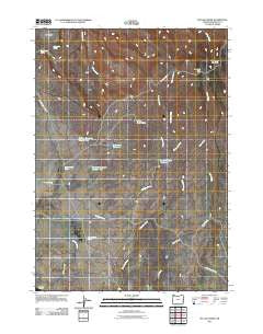 McCain Creek Oregon Historical topographic map, 1:24000 scale, 7.5 X 7.5 Minute, Year 2011