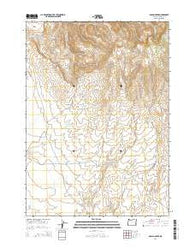 McCain Creek Oregon Current topographic map, 1:24000 scale, 7.5 X 7.5 Minute, Year 2014