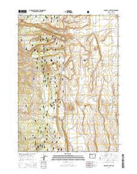 McCarty Butte Oregon Current topographic map, 1:24000 scale, 7.5 X 7.5 Minute, Year 2014