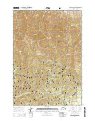 McClellan Mountain Oregon Current topographic map, 1:24000 scale, 7.5 X 7.5 Minute, Year 2014