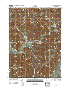 McConville Peak Oregon Historical topographic map, 1:24000 scale, 7.5 X 7.5 Minute, Year 2011