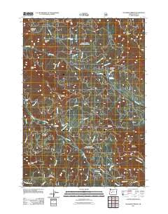 McCredie Springs Oregon Historical topographic map, 1:24000 scale, 7.5 X 7.5 Minute, Year 2011