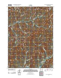 McCullough Creek Oregon Historical topographic map, 1:24000 scale, 7.5 X 7.5 Minute, Year 2011