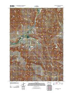 McEwen Butte Oregon Historical topographic map, 1:24000 scale, 7.5 X 7.5 Minute, Year 2011