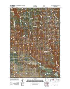 McIntyre Creek Oregon Historical topographic map, 1:24000 scale, 7.5 X 7.5 Minute, Year 2011