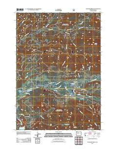 McKenzie Bridge Oregon Historical topographic map, 1:24000 scale, 7.5 X 7.5 Minute, Year 2011