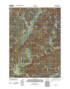 McKinley Oregon Historical topographic map, 1:24000 scale, 7.5 X 7.5 Minute, Year 2011