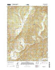 McKinley Oregon Current topographic map, 1:24000 scale, 7.5 X 7.5 Minute, Year 2014