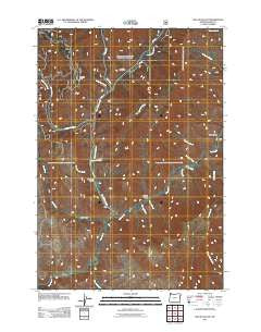 McLain Gulch Oregon Historical topographic map, 1:24000 scale, 7.5 X 7.5 Minute, Year 2011