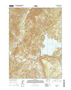 McLeod Oregon Current topographic map, 1:24000 scale, 7.5 X 7.5 Minute, Year 2014