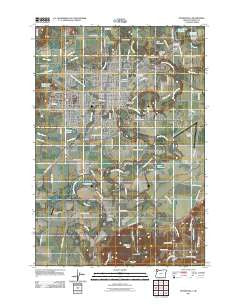 McMinnville Oregon Historical topographic map, 1:24000 scale, 7.5 X 7.5 Minute, Year 2011