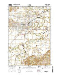 McMinnville Oregon Current topographic map, 1:24000 scale, 7.5 X 7.5 Minute, Year 2014