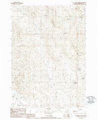 Mc Carthy Ridge Oregon Historical topographic map, 1:24000 scale, 7.5 X 7.5 Minute, Year 1988