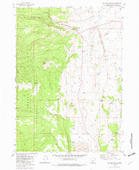 Mc Carty Butte Oregon Historical topographic map, 1:24000 scale, 7.5 X 7.5 Minute, Year 1982