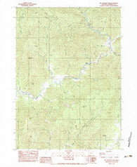 Mc Conville Peak Oregon Historical topographic map, 1:24000 scale, 7.5 X 7.5 Minute, Year 1983