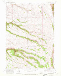 Mc Coy Ridge Oregon Historical topographic map, 1:24000 scale, 7.5 X 7.5 Minute, Year 1968