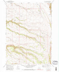 Mc Coy Ridge Oregon Historical topographic map, 1:24000 scale, 7.5 X 7.5 Minute, Year 1968